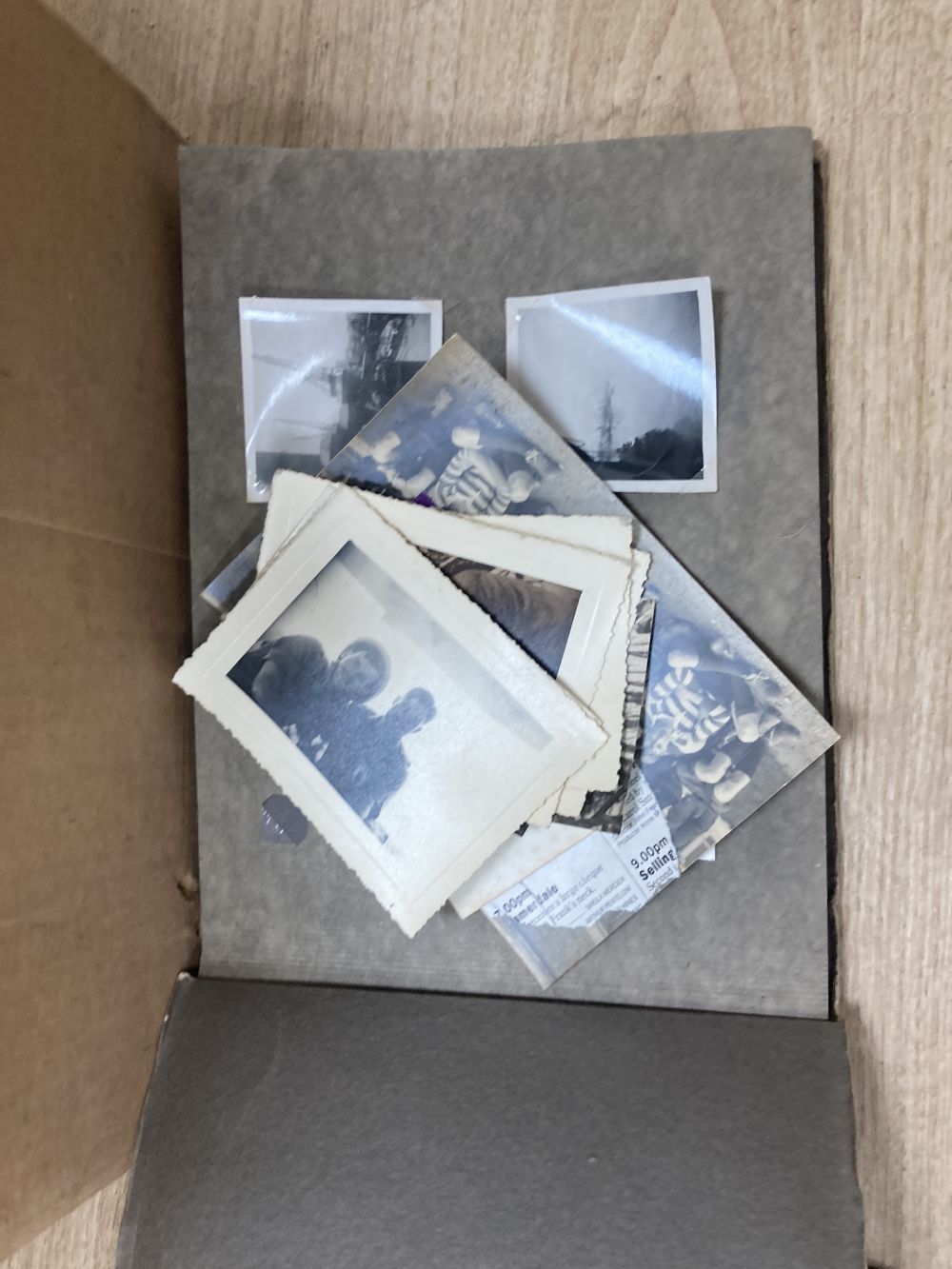 A large collection of photographs including albums